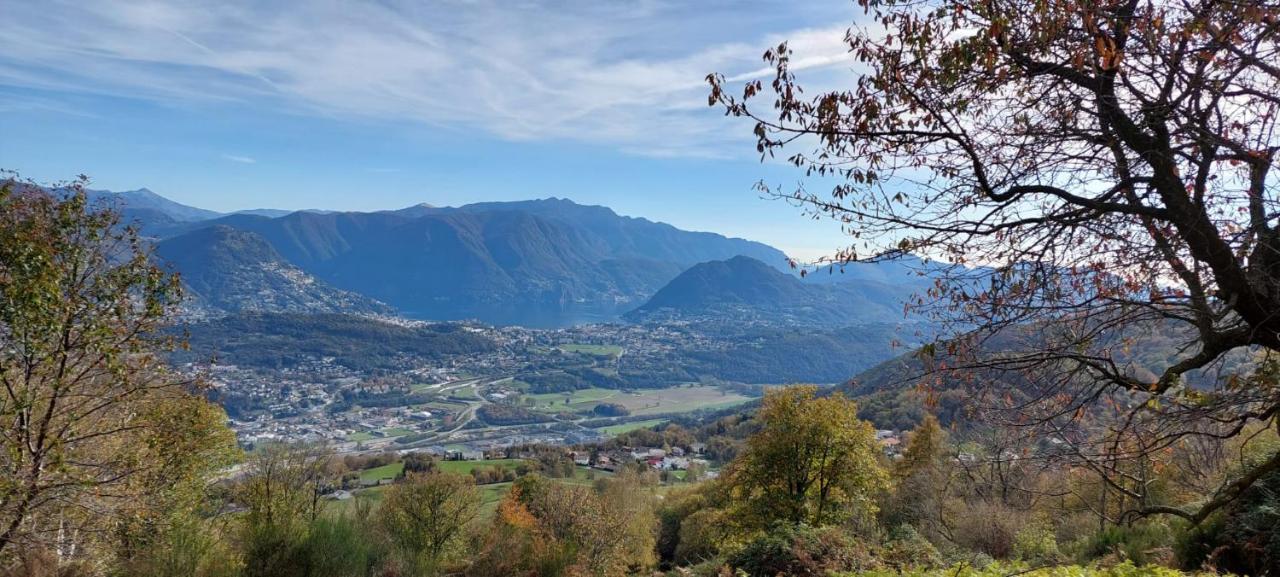 Villa Casa Al Sasso à Bedigliora Extérieur photo